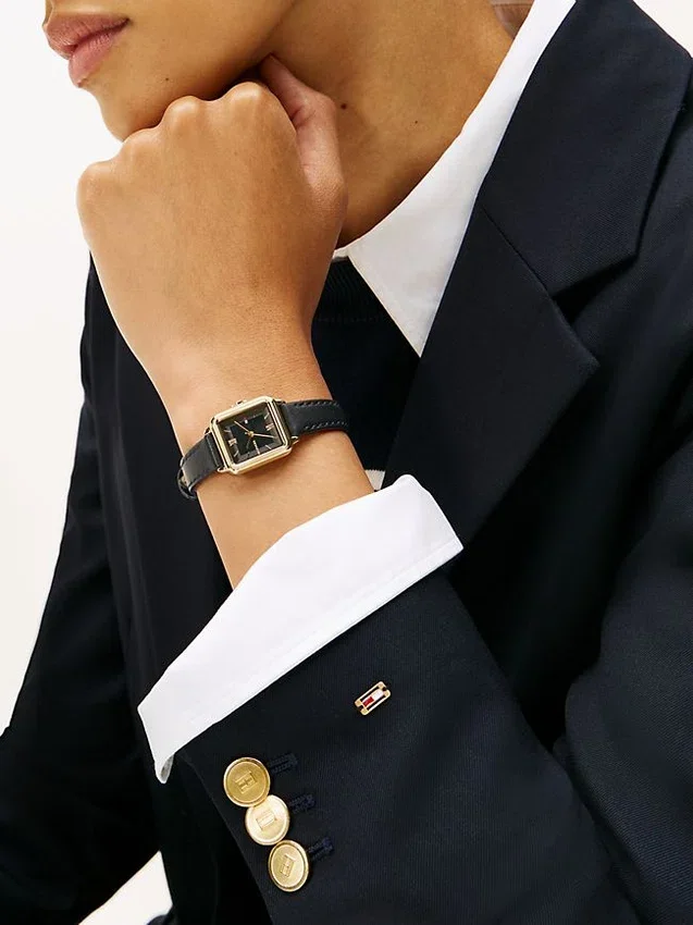 24MM Leather Strap Dress Watch 24MM Leather Strap Dress Watch