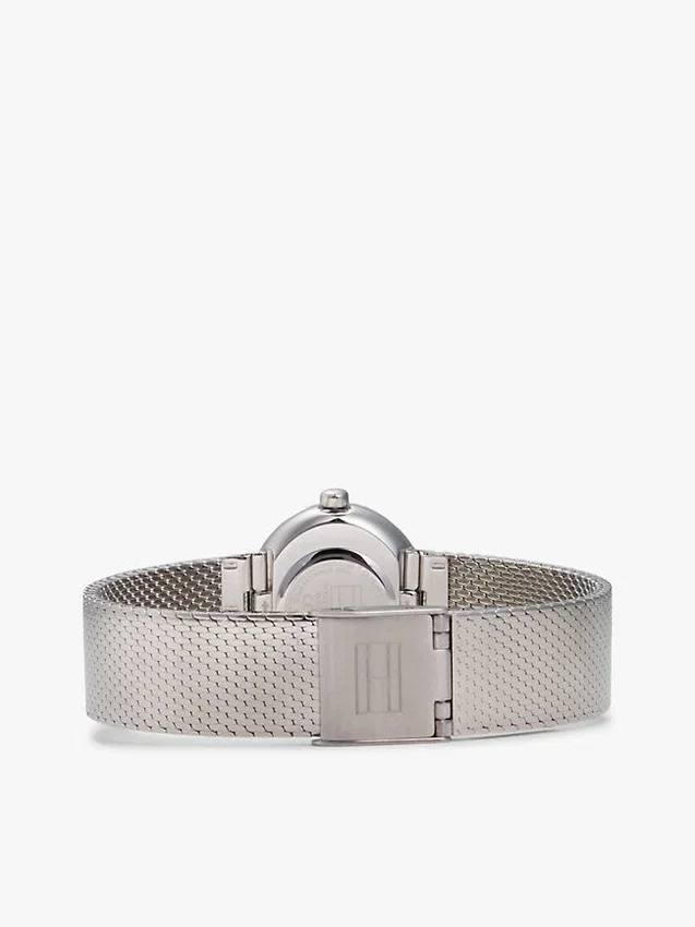 25MM Oval Crystal Accent Mesh Watch 25MM Oval Crystal Accent Mesh Watch