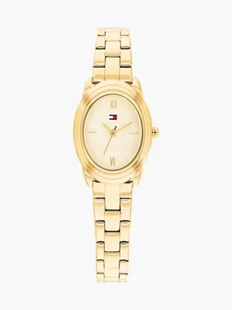 27MM Textured Oval Dial Dress Watch