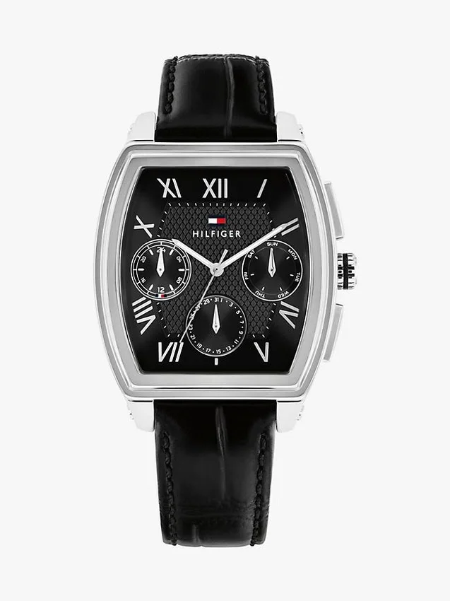 36MM Leather Strap Multifunction Watch 36MM Leather Strap Multifunction Watch