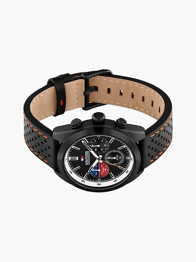 40MM Leather Strap Chronograph Watch 40MM Leather Strap Chronograph Watch