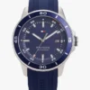 43MM Silicone Strap Chronograph Watch