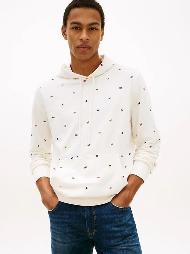 Allover Flag Logo Hoodie Allover Flag Logo Hoodie