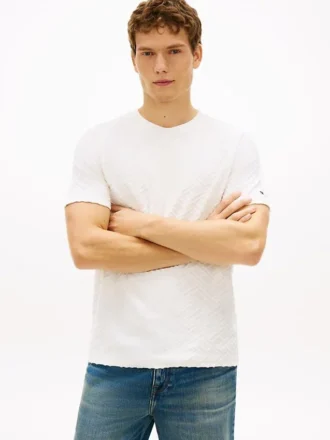 Allover Flag Logo Jacquard T-Shirt