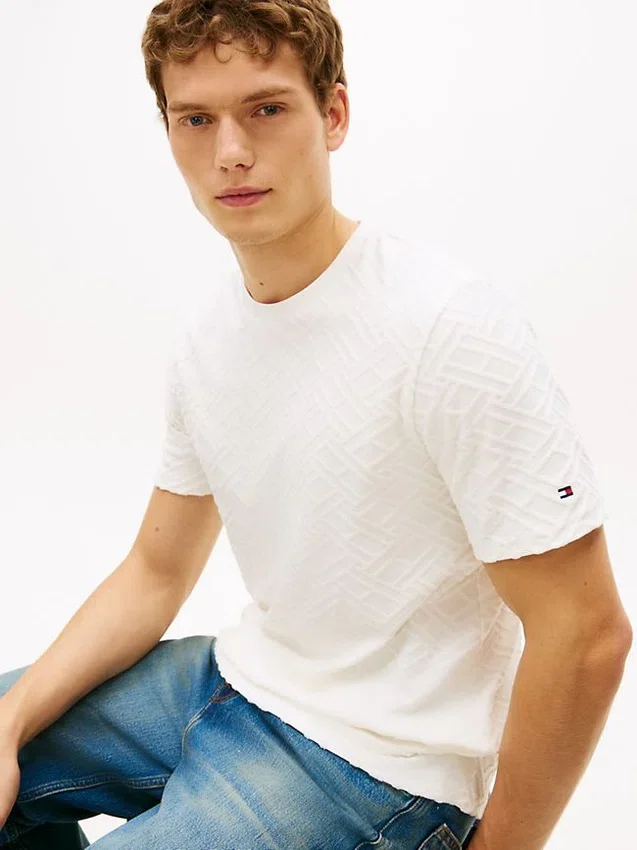 Allover Flag Logo Jacquard T-Shirt Allover Flag Logo Jacquard T-Shirt