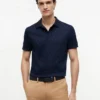 Allover Flag Print Interlock Polo Allover Flag Print Interlock Polo