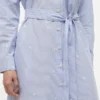 Allover Floral Striped Midi Shirtdress Allover Floral Striped Midi Shirtdress