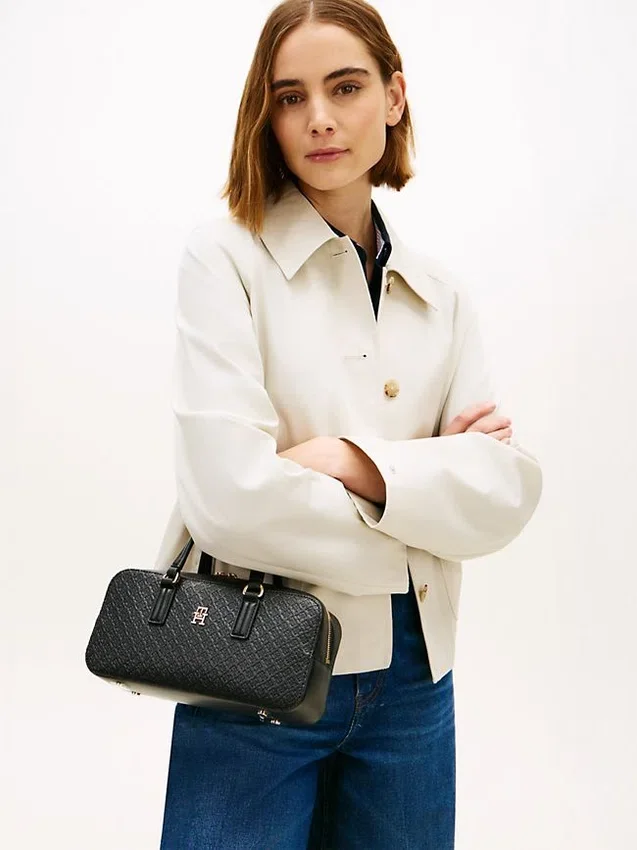 Allover Monogram East-West Crossbody Bag Allover Monogram East-West Crossbody Bag