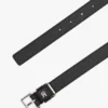 Allover Monogram Leather Belt Allover Monogram Leather Belt