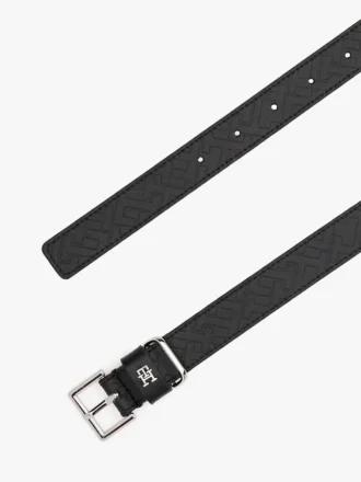 Allover Monogram Leather Belt