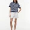Allover Script Monogram Voile Shirt Allover Script Monogram Voile Shirt