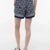 Allover Script Monogram Voile Short Allover Script Monogram Voile Short