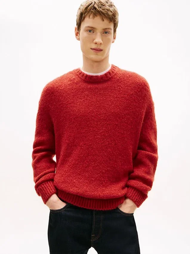 Alpaca Wool-Blend Crewneck Sweater Alpaca Wool-Blend Crewneck Sweater
