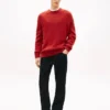 Alpaca Wool-Blend Crewneck Sweater Alpaca Wool-Blend Crewneck Sweater