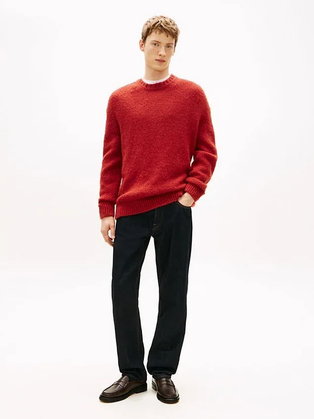 Alpaca Wool-Blend Crewneck Sweater Alpaca Wool-Blend Crewneck Sweater