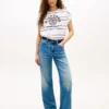 Arch Logo Striped Dolman Sleeve T-Shirt Arch Logo Striped Dolman Sleeve T-Shirt