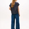 Arch Logo Striped Dolman Sleeve T-Shirt Arch Logo Striped Dolman Sleeve T-Shirt