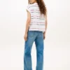 Arch Logo Striped Dolman Sleeve T-Shirt Arch Logo Striped Dolman Sleeve T-Shirt