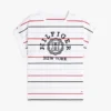 Arch Logo Striped Dolman Sleeve T-Shirt Arch Logo Striped Dolman Sleeve T-Shirt