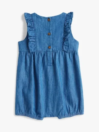 Babies’ Chambray Ruffle Shortall