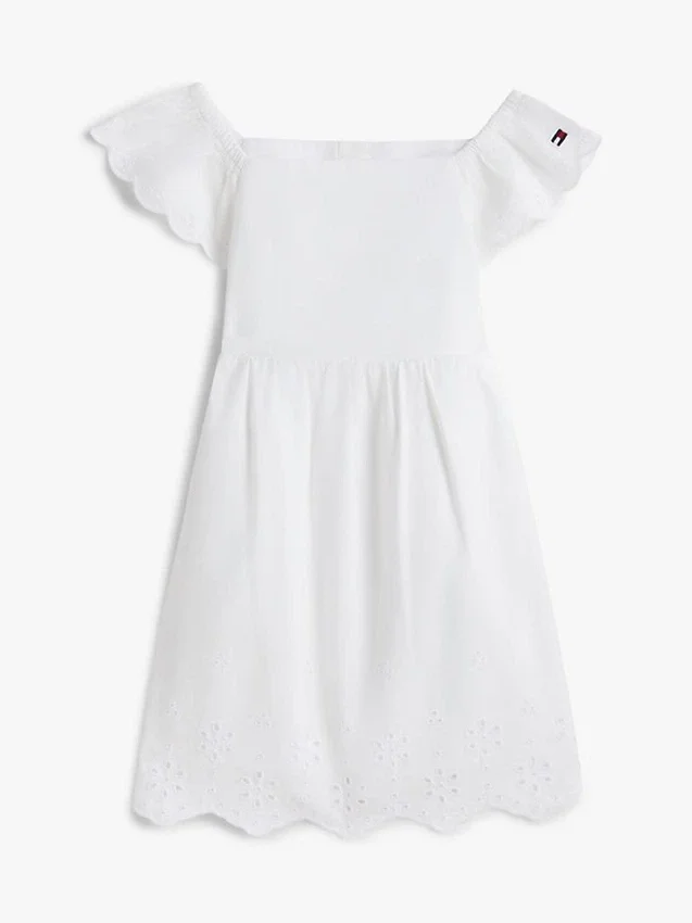 Babies’ Embroidered Eyelet Dress Set Babies’ Embroidered Eyelet Dress Set