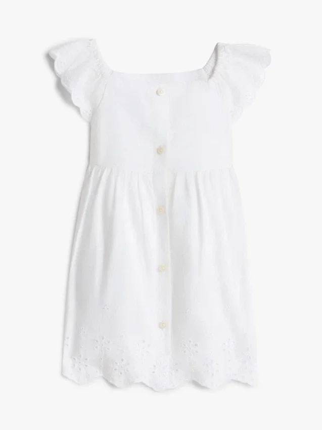 Babies’ Embroidered Eyelet Dress Set Babies’ Embroidered Eyelet Dress Set