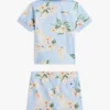 Babies’ Floral Print Polo & Short Set Babies’ Floral Print Polo & Short Set