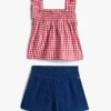 Babies’ Gingham Top & Short Set Babies’ Gingham Top & Short Set