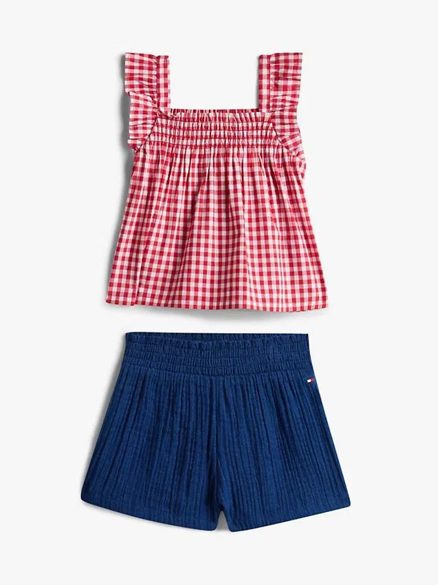 Babies’ Gingham Top & Short Set Babies’ Gingham Top & Short Set