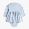 Babies’ Long-Sleeve Stretch Polo Dress