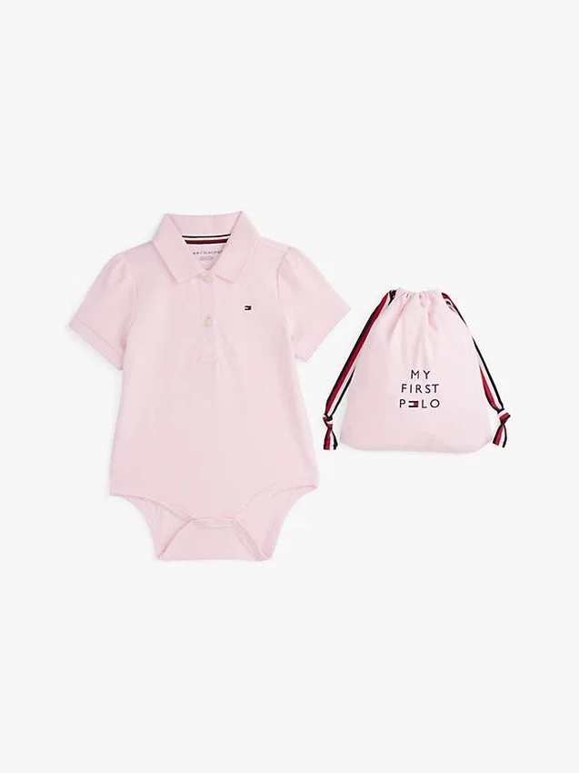 Babies’ Polo Onesie and Gift Bag Babies’ Polo Onesie and Gift Bag