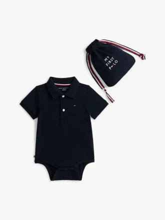 Babies’ Polo Onesie and Gift Bag
