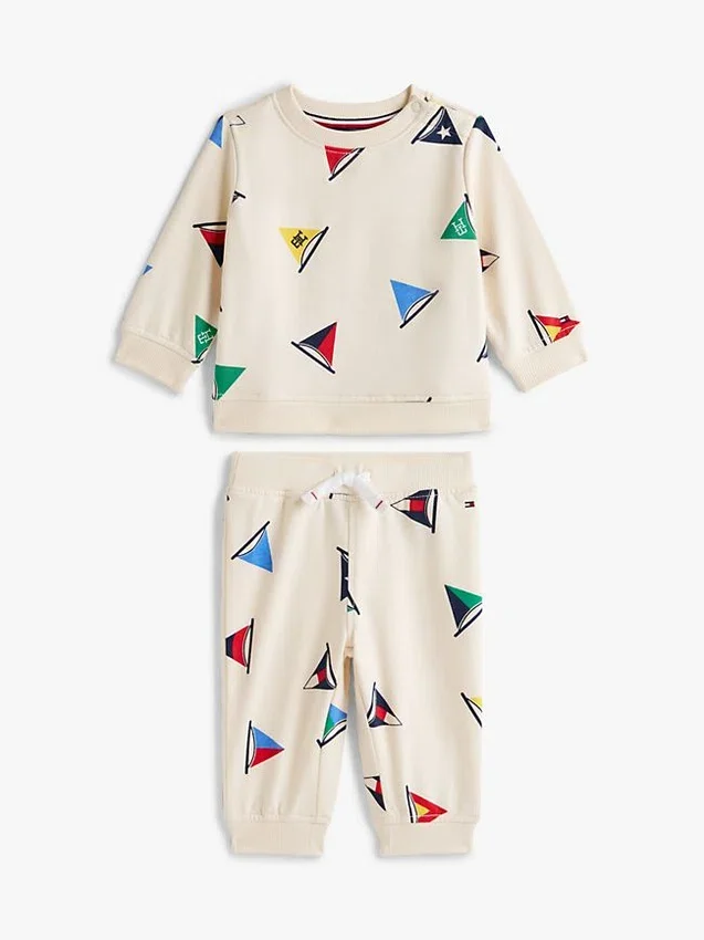 Babies’ Sailing Flag Top & Pant Set Babies’ Sailing Flag Top & Pant Set