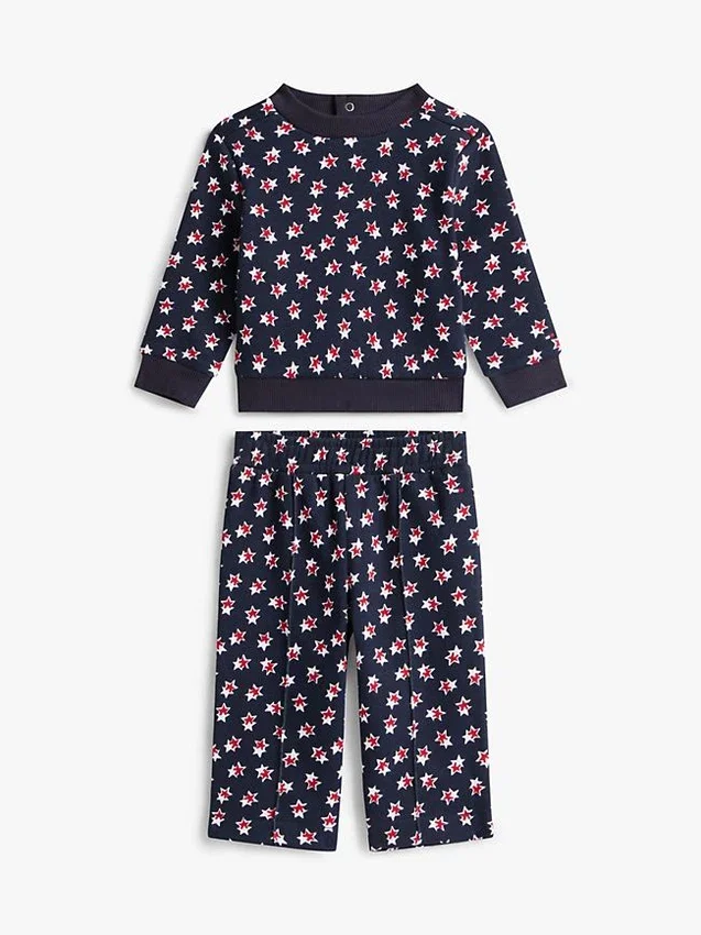 Babies’ Star Top & Wide Leg Pant Set Babies’ Star Top & Wide Leg Pant Set