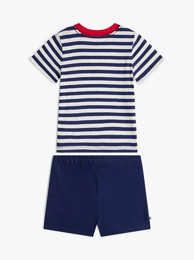 Babies’ Striped T-Shirt & Short Set Babies’ Striped T-Shirt & Short Set