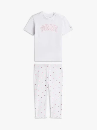 Babies’ T-Shirt & Pointelle Legging Set