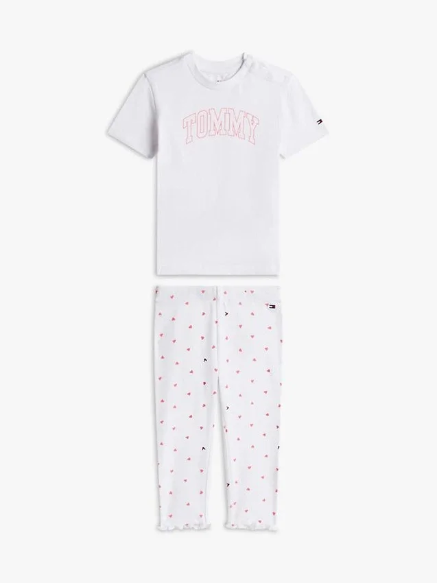 Babies’ T-Shirt & Pointelle Legging Set Babies’ T-Shirt & Pointelle Legging Set