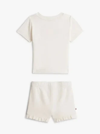 Babies’ Tommy Logo T-Shirt & Short Set