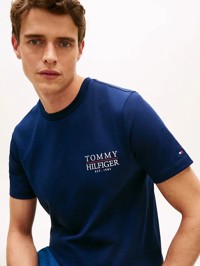 Back Logo Graphic Slub Cotton T-Shirt Back Logo Graphic Slub Cotton T-Shirt