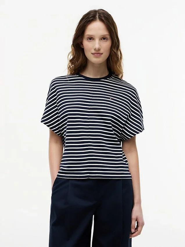 Batwing-Sleeve Crewneck T-Shirt Batwing-Sleeve Crewneck T-Shirt