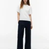 Batwing-Sleeve Crewneck T-Shirt Batwing-Sleeve Crewneck T-Shirt