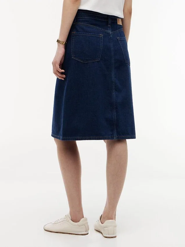Belted Denim Skirt Belted Denim Skirt