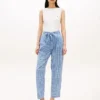 Belted Gingham Seersucker Tapered Pant Belted Gingham Seersucker Tapered Pant