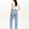 Belted Gingham Seersucker Tapered Pant Belted Gingham Seersucker Tapered Pant