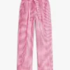 Belted Gingham Seersucker Tapered Pant Belted Gingham Seersucker Tapered Pant