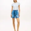 Belted High-Rise Denim Short Belted High-Rise Denim Short
