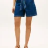 Belted High-Rise Denim Short Belted High-Rise Denim Short