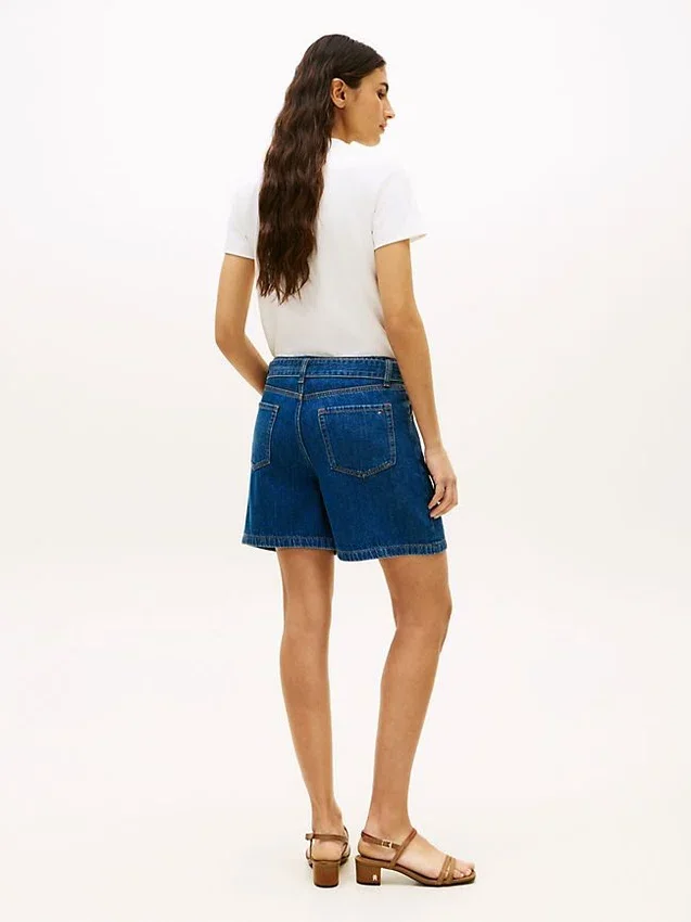 Belted High-Rise Denim Short Belted High-Rise Denim Short