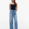Belted High-Rise Wide Leg Jean Belted High-Rise Wide Leg Jean