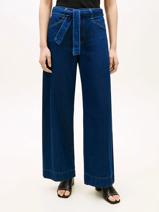 Belted High-Rise Wide Leg Jean Belted High-Rise Wide Leg Jean
